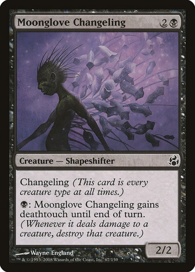 4x Moonglove Changeling - NM/LP - Morningtide - SPARROW MAGIC - Image 1 of 1