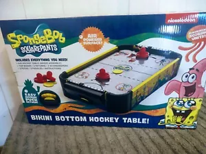 SpongeBob SquarePants New Nikelodeon Bikini Bottom Arcade Air Hockey Table 🧽🧽 - Picture 1 of 13