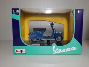 Modellino Statico Vespa Sprint Veloce 150 (1969) Maisto Moto Blu Scala 1:18 - Foto 1 di 1