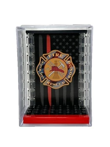 Collectible Force Pack Minifigure Display Case For Lego Firefighter - Picture 1 of 5