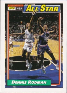 1992-93 Topps All-Star #117 - Dennis Rodman - Picture 1 of 2