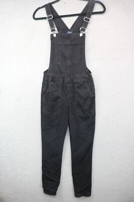 J. Crew Black Denim Women's Bib Overalls-Re-Imagined-Size XXS - Image 1 of 4