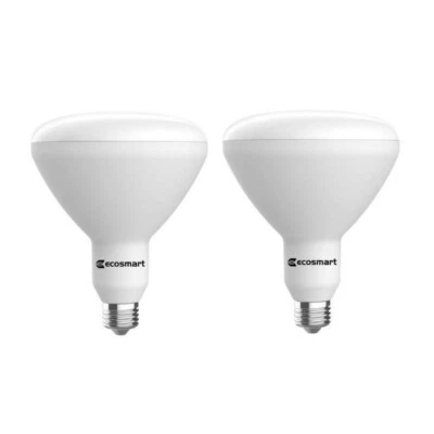 90-W Equivalent BR40 Dimmable ENERGY STAR LED Light Bulb Bright White 3000K 2pc - Image 1 of 2