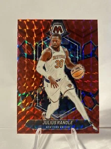 2023-24 Panini Mosaic Red Mosaic Prizm Parallel SP #61 JULIUS RANDLE Card - Picture 1 of 2
