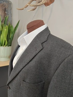 🇮🇹 Altieri Mens 44L Gray Wool 3 Button Sports Coat Made In Italy  - Image 1 of 4