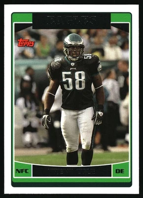 2006 Topps #20 Trent Cole Philadelphia Eagles Foto 1 de 2