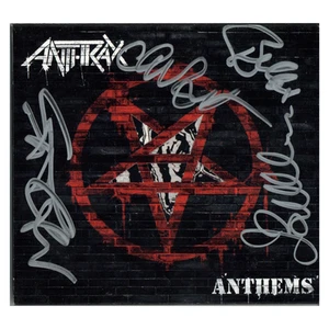 Anthrax Anthems Autographed Signed CD Cover (J&R LOA) - Picture 1 of 2