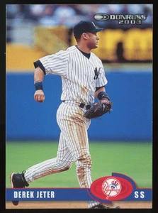 2003 Donruss Gold Sample Card #154 Derek Jeter New York Yankees - NM-MT - Picture 1 of 2