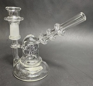 Elite Glass Micro Rig 10mm direct inject design & Dome, Made in USA Hookah - Picture 1 of 8