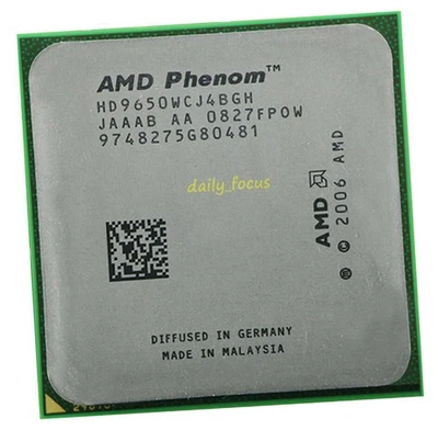 AMD Phenom X4 9650 HD9650WCJ4BGH 4 Core 2.3 GHz 95W Socket AM2+ CPU Processors - Image 1 of 3