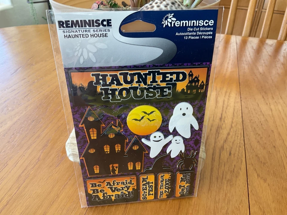 Halloween 3D Stickers Reminisce,Recollections,Paper House,Soft Spoken-You Choose - Image 1 of 1