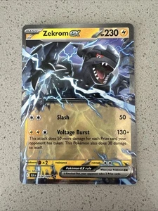 Pokemon Scarlet Violet Black Bolt Zekrom EX Holo 034/086 - Picture 1 of 2