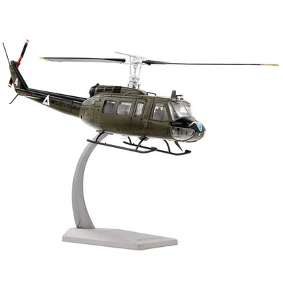 29cm Diecast Alloy 1/48 Scale USA UH-1 Huey Helicopter Aircraft Model with Stand - image 1 of 4