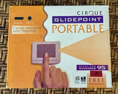 Cirque Glidepoint Portable Touchpad GPB120 Cursor Control Vintage Windows 95 - Image 1 of 4