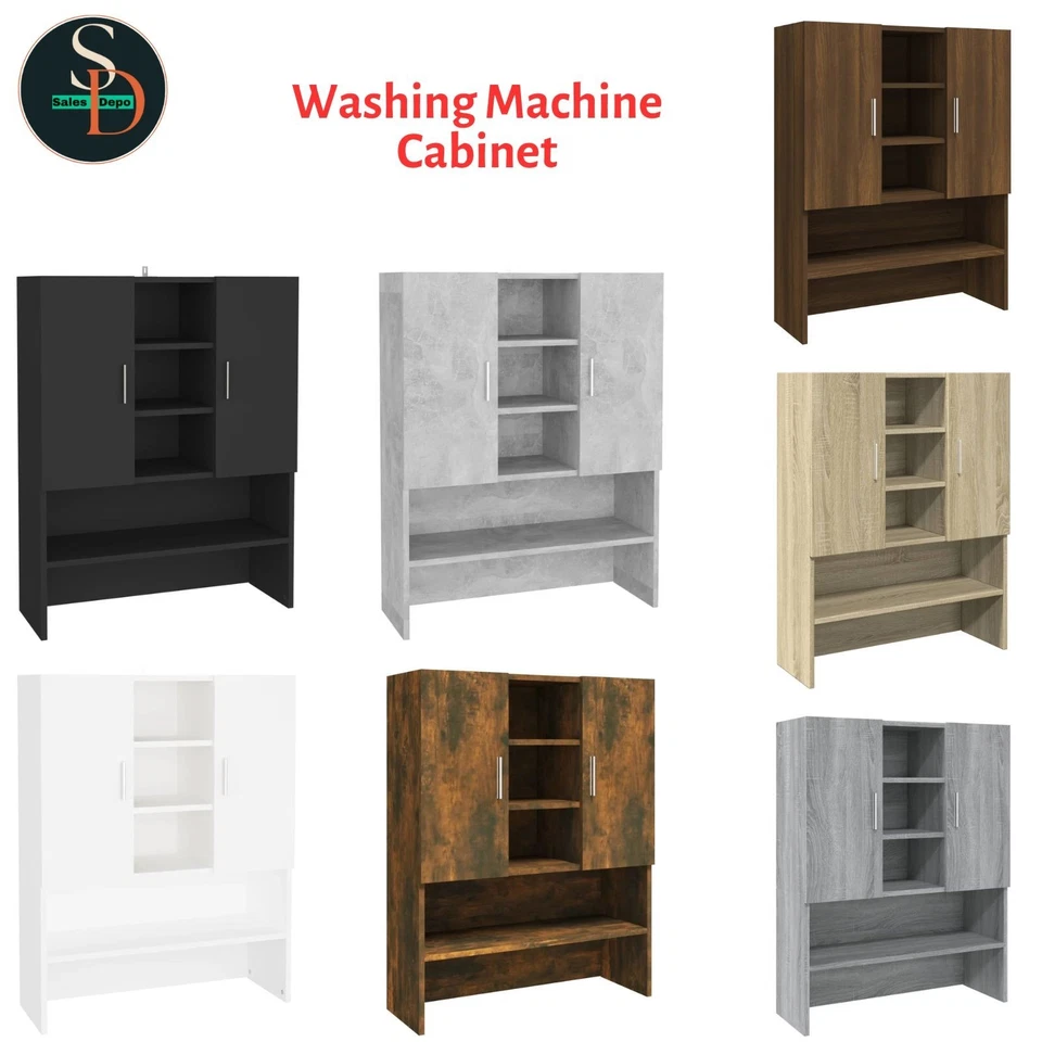 Mobiletto per lavatrice bagno armadio lavanderia scaffale portaoggetti vidaXL - Immagine 1 di 1