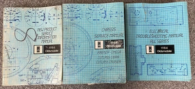 1984 Oldsmobile Chassis Electrical Factory Service Manuals Set of 3   1338 - Image 1 of 2