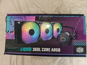 Cooler Master MasterLiquid 360L Core ARGB Liquid Cooler-Open Box - Afbeelding 1 van 6
