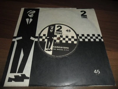 THE SPECIAL A.K.A. Vs THE SELECTER Gangsters 2 TONE 1979 UK RUBY RED 7" TT1 TT2 Foto 1 de 2