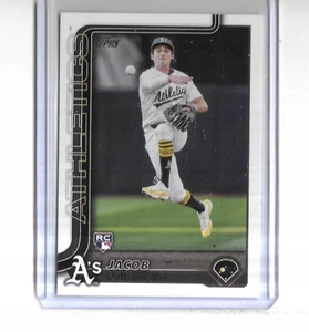 2025 Topps Serie 1 #314 Jacob Wilson Athletics Novato - Imagen 1 de 2