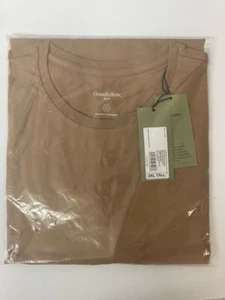XL-Big, Tall T-Shirt LIGHT BROWN Goodfellow Crew Neck Short Sleeve - Picture 1 of 1