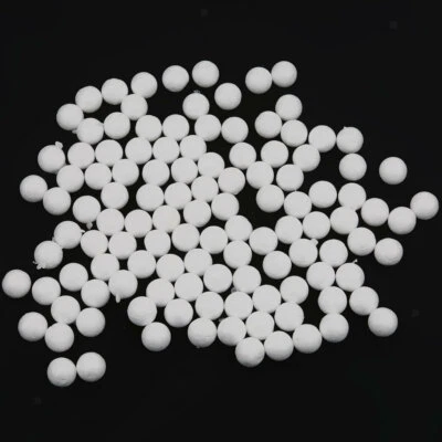 100 15mm Small White Foam Balls Polystyrene Craft Balls Art Decoration Styrofoam - Image 1 of 4
