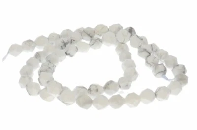 0.39 lfm (54,49 € */ 1 lfm) Magnesit Stern Edelstein Strang Schmuckherstellung 6 - Bild 1 von 2