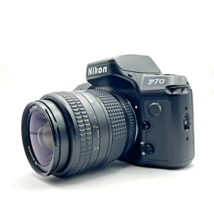 Nikon F70 35mm SLR Film Camera Body & Nikkor 28-70mm f/3.5-4.5 Zoom Lens Set - Picture 1 of 24