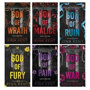 Legacy of Gods Serie 6 Bücher Set von Rina Kent (Böswilligkeit, Schmerz, Zorn, Ruine, Wut, Krieg) - Bild 1 von 1