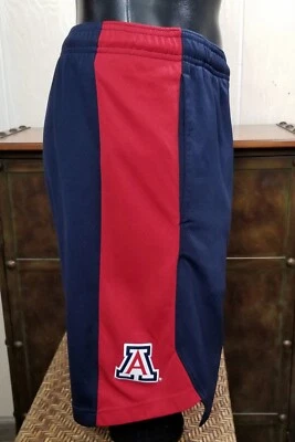 Arizona Univ. Wildcats Nike Athletic Blue W/ Red Lined Shorts Men's Sz M - Image 1 of 4