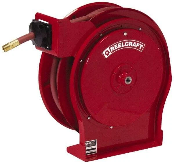 Reelcraft 5005 Series 1/2 in. x 50 ft. Premium Duty Hose Reel - Red (A5850 OLP)