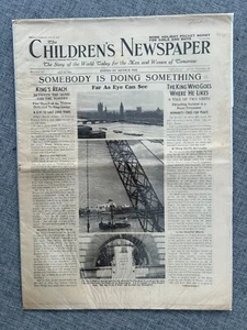EL PERIÓDICO INFANTIL KING GEORGE REACH 25 DE JULIO DE 1936 PERIÓDICO VINTAGE - Imagen 1 de 1