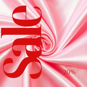 Bridal Satin Fabric Silky Poly 60" Wide Heavy Wedding Dress Drapery by The Yard - Picture 1 of 2