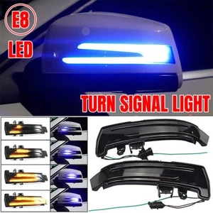 Sequential LED Side Mirror Turn Signal Lights For Benz W204 W212 W221 W218 X204 - Picture 1 of 5