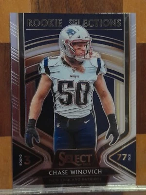 2019 Panini Select Chase Winovich Rookie Selections No.25 New England Patriots - Image 1 of 2