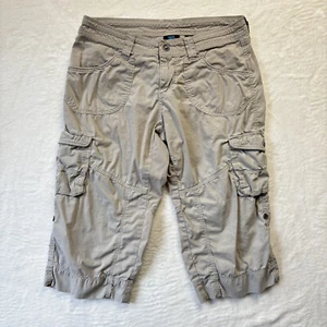 Kuhl Kontra Convertible Cargo Capri Hose Outdoor Wandern Beige Größe 4 - Bild 1 von 15