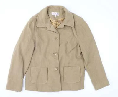 Country Collections Womens Brown Jacket Coat Size 14 - Image 1 of 4
