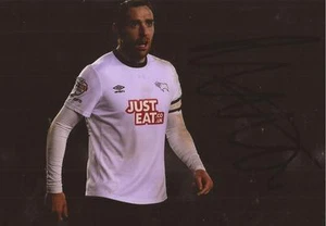 DERBY: RICHARD KEOGH SIGNED 6x4 ACTION PHOTO+COA - Picture 1 of 1