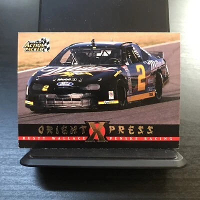 1997 Pinnacle Action Packed Orient Xpress Rusty Wallace #73 HOF - Image 1 of 3