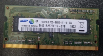 SAMSUNG NP-R730 RAM Memory 1 x 1GB DDR3 - M471B2873FHS-CF8 - Genuine Original - Image 1 of 2