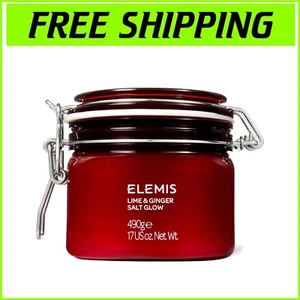 Invigorating Lime and Ginger Salt Scrub - Moisturizing 17 Ounce Body Exfoliant - Picture 1 of 8