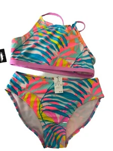🧷 ART CLASS GIRLS' 2pc BIKINI SET, multicolor, XL 14/16 - Picture 1 of 2