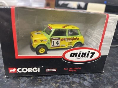 Corgi CC82257; BL/Rover Mini; Mini 7 Racing Club; Mickey Bray; Excellent Boxed - Image 1 of 4