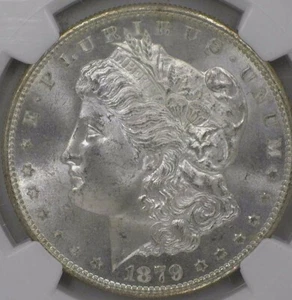 1879 S Morgan Silver Dollar Graded NGC MS 64 Certified Uncirculated Luster - Picture 1 of 4