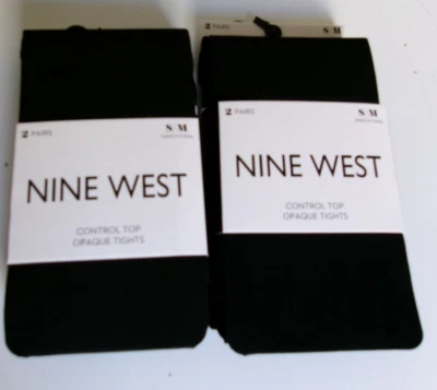 Cuatro pares de medias opacas Nine West control talla pequeña/mediana Foto 1 de 2