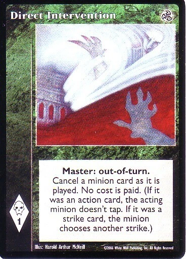 Direct Intervention VTES CCG - choose your version - Image 1 of 1