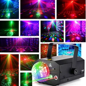 Party Disco Lights RGB Laser Stage Lighting 1024 Patterns Projector DJ Lamp AU - Picture 1 of 23