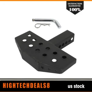 For 2 inch Receiver Universal Hitch Step Towing Bumper Guard 5 Holes Adjustable - Picture 1 of 6