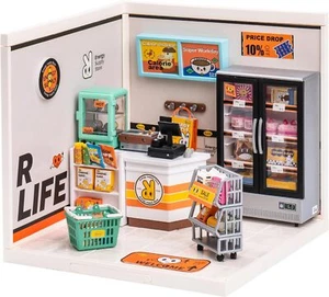 DIY Miniature Dollhouse Kit for Girls Mini House with Accessories Model Supply - Picture 1 of 9