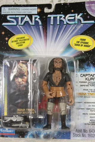 Star Trek 1997 CAPTAIN KURN klingon deep space nine ds9 9 complete moc playmates Cover