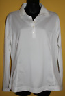 Nike Golf Fit Dry Large 12/14 White Pull Over Top Long Sleeves Active
